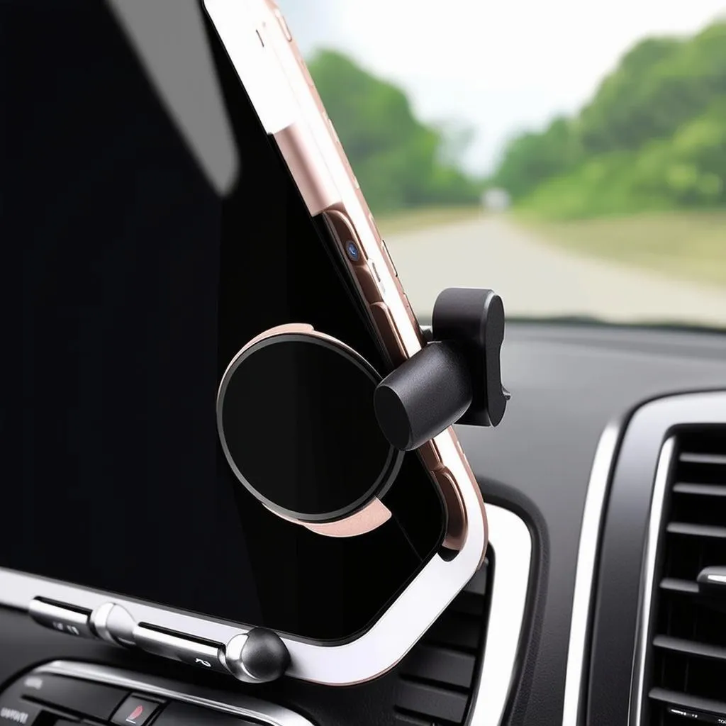 Magnetic phone holder