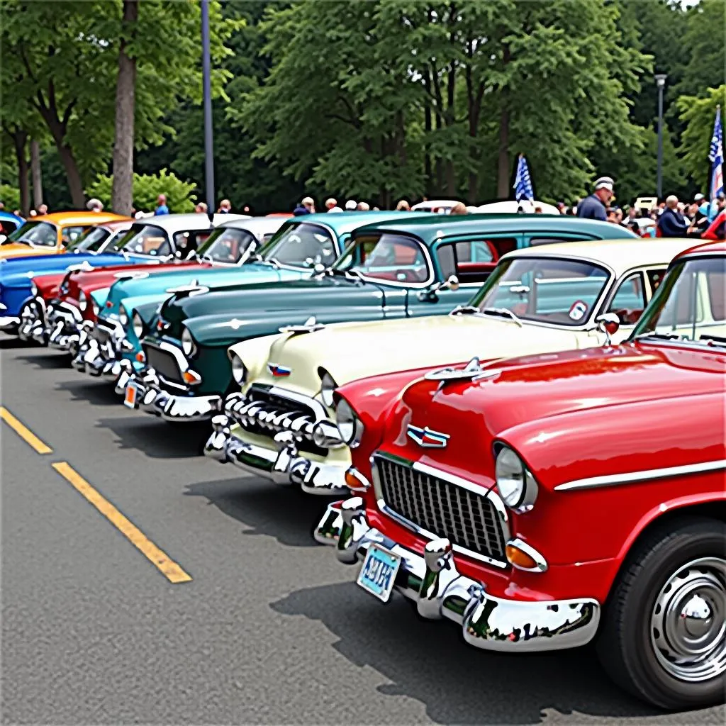 Classic Cars at a Mahwah Car Show