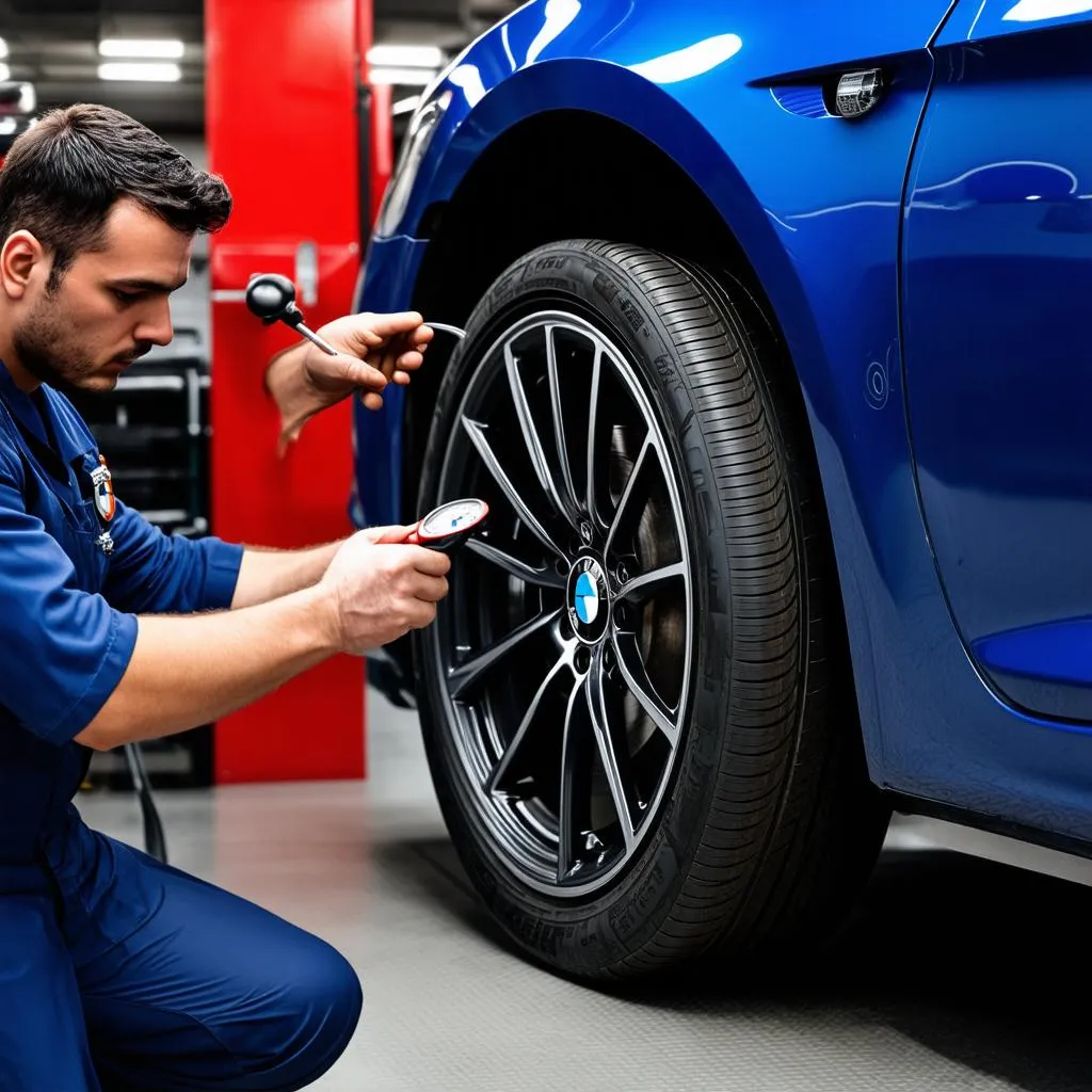 BMW Wheel Inspection