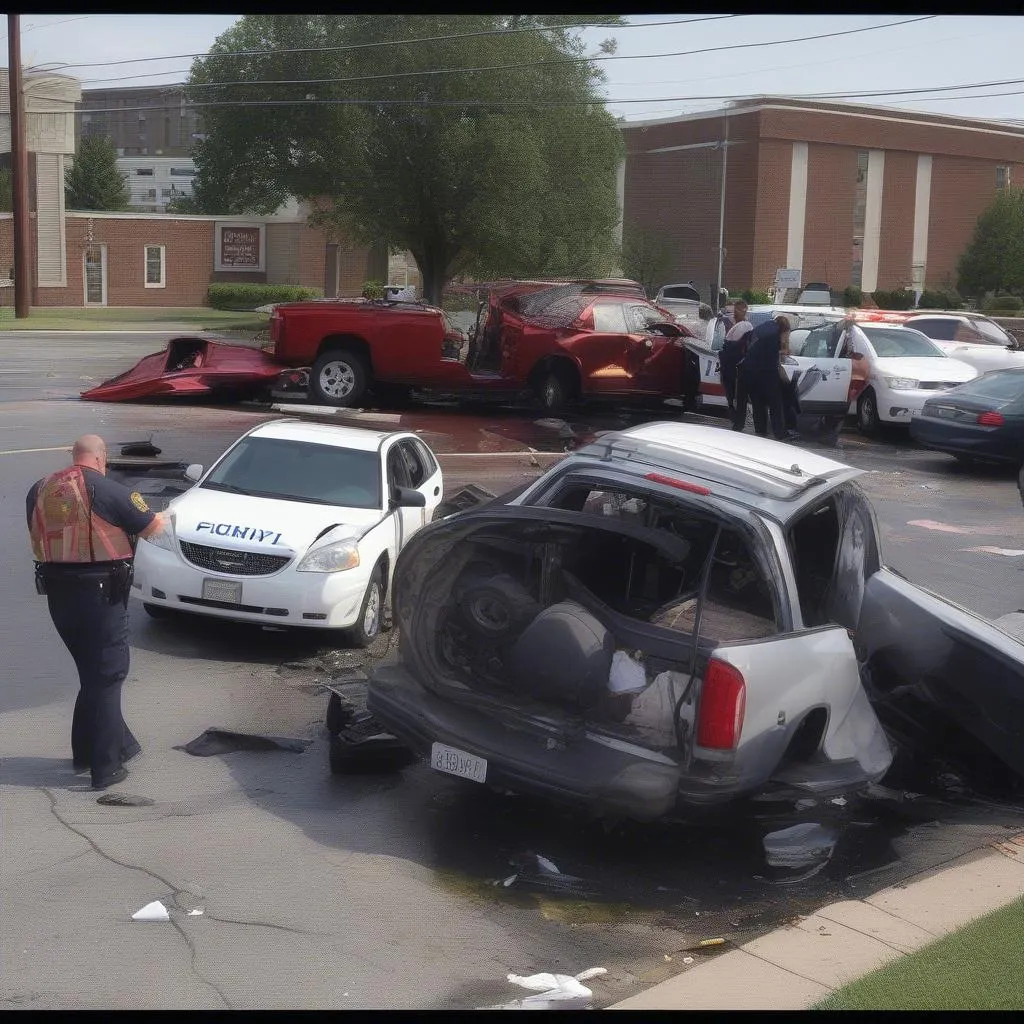 Memphis Car Accident Death Scene