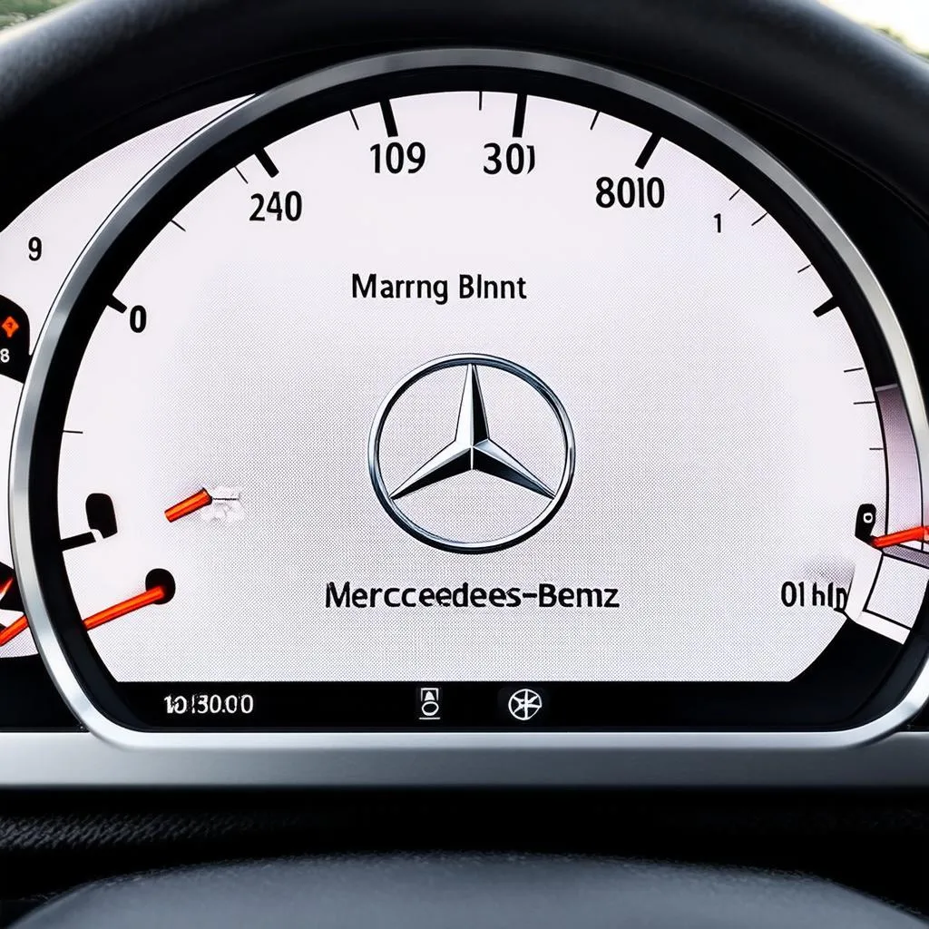 2011 Mercedes Benz Dashboard