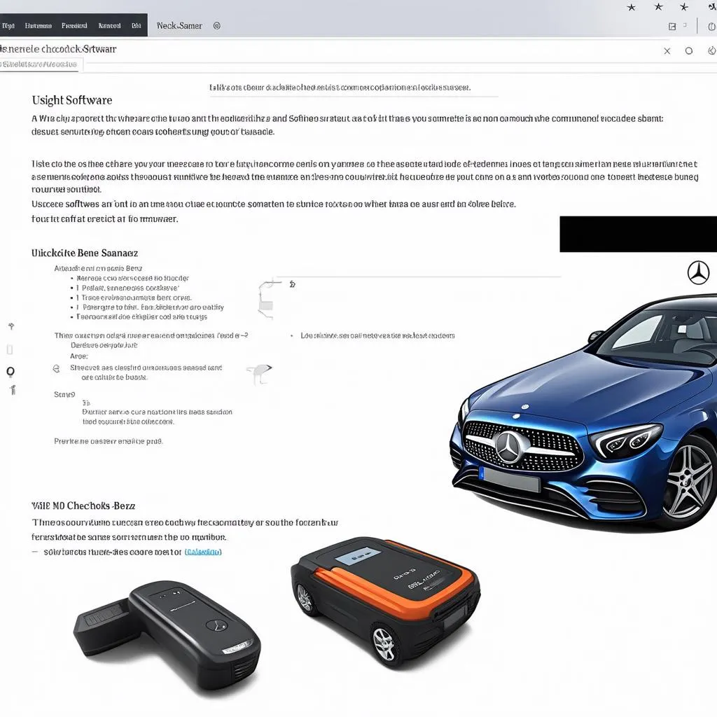 Mercedes Benz Diagnostic Tool with Software