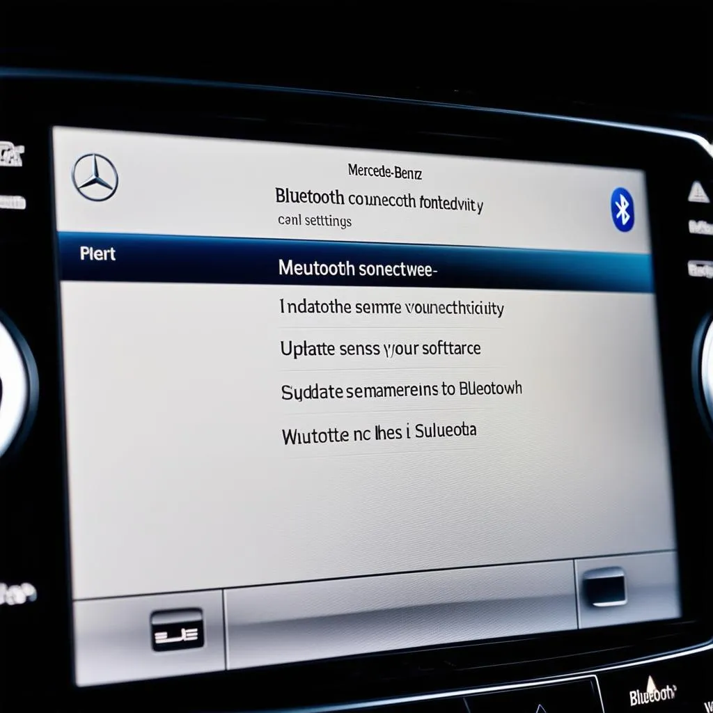 Mercedes Bluetooth Software Update