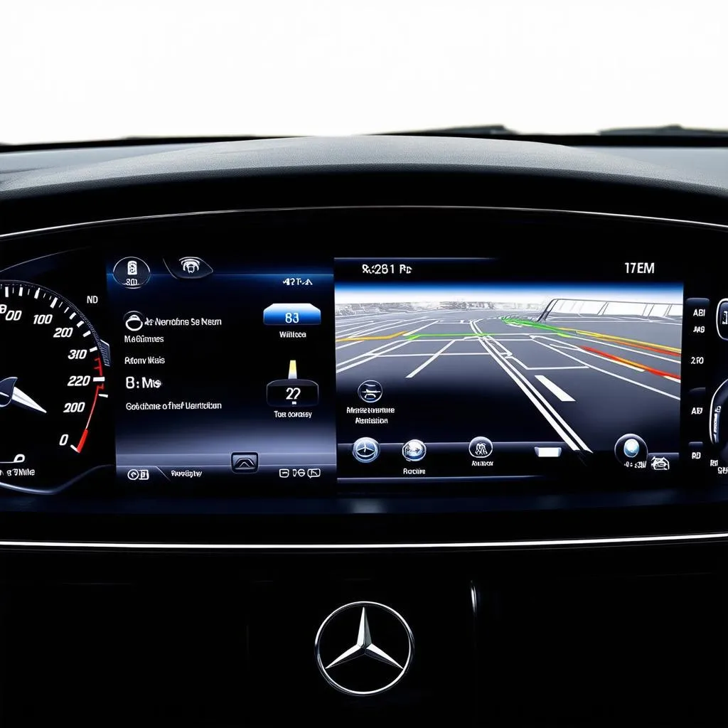 mercedes vehicle software dashboard