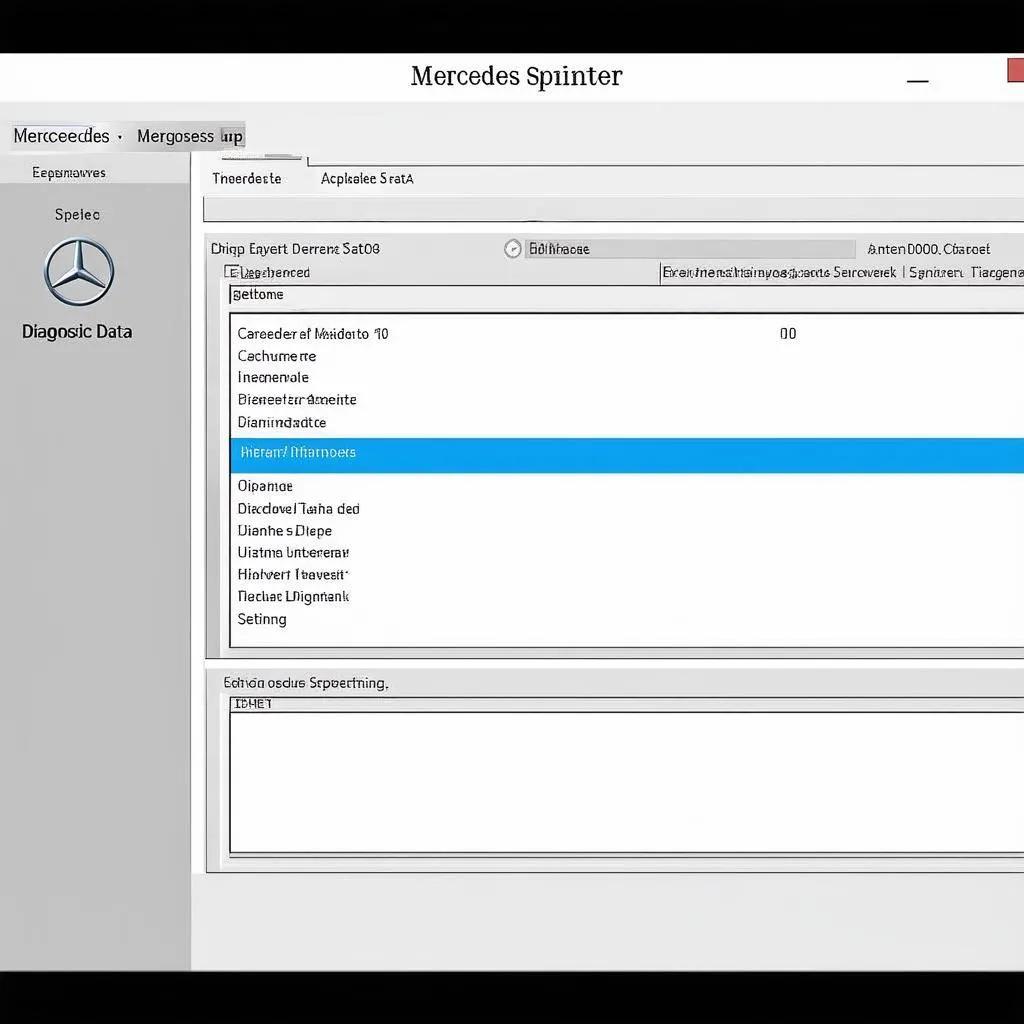 Mercedes Sprinter Software