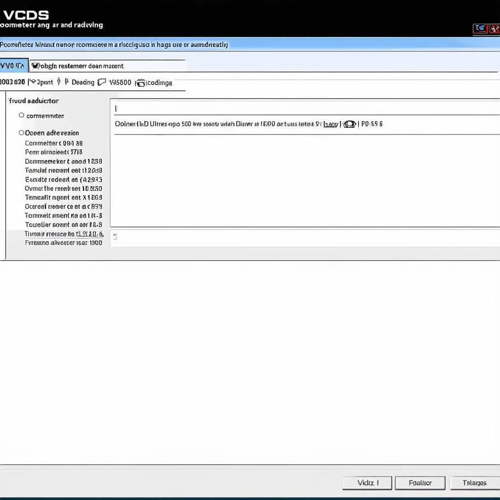 VCDS mileage adjustment interface