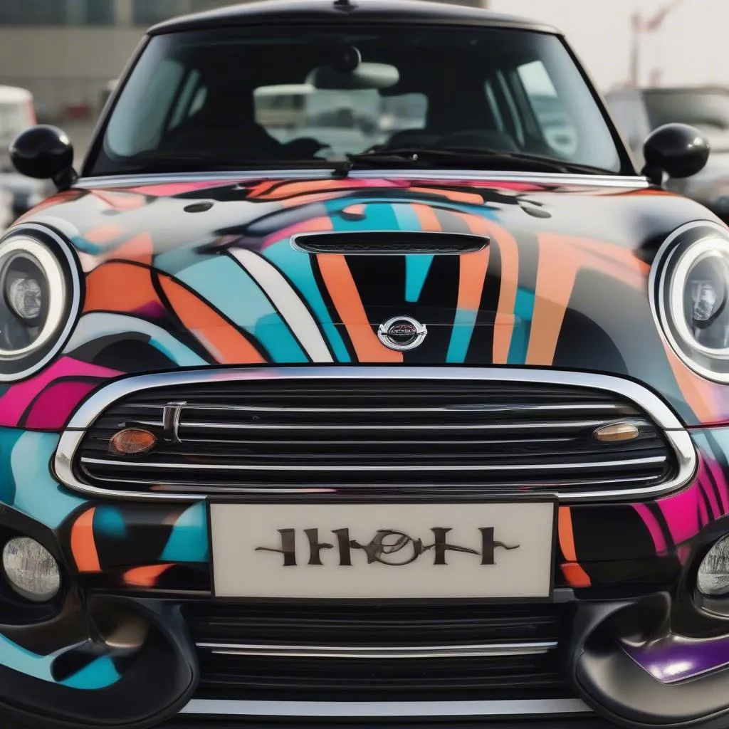 Mini Cooper Decal on Hood