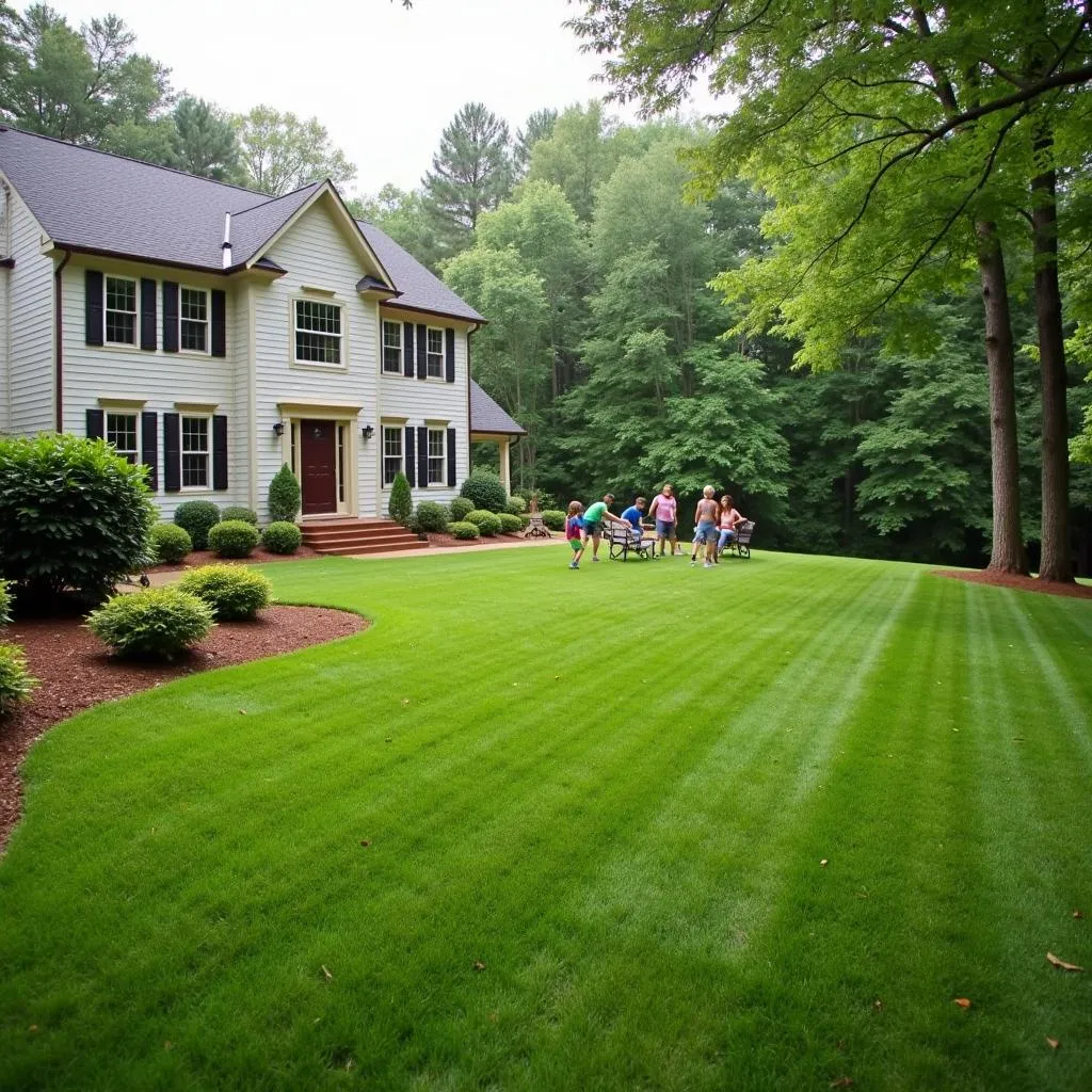 Mint Hill, NC Lush Green Lawn