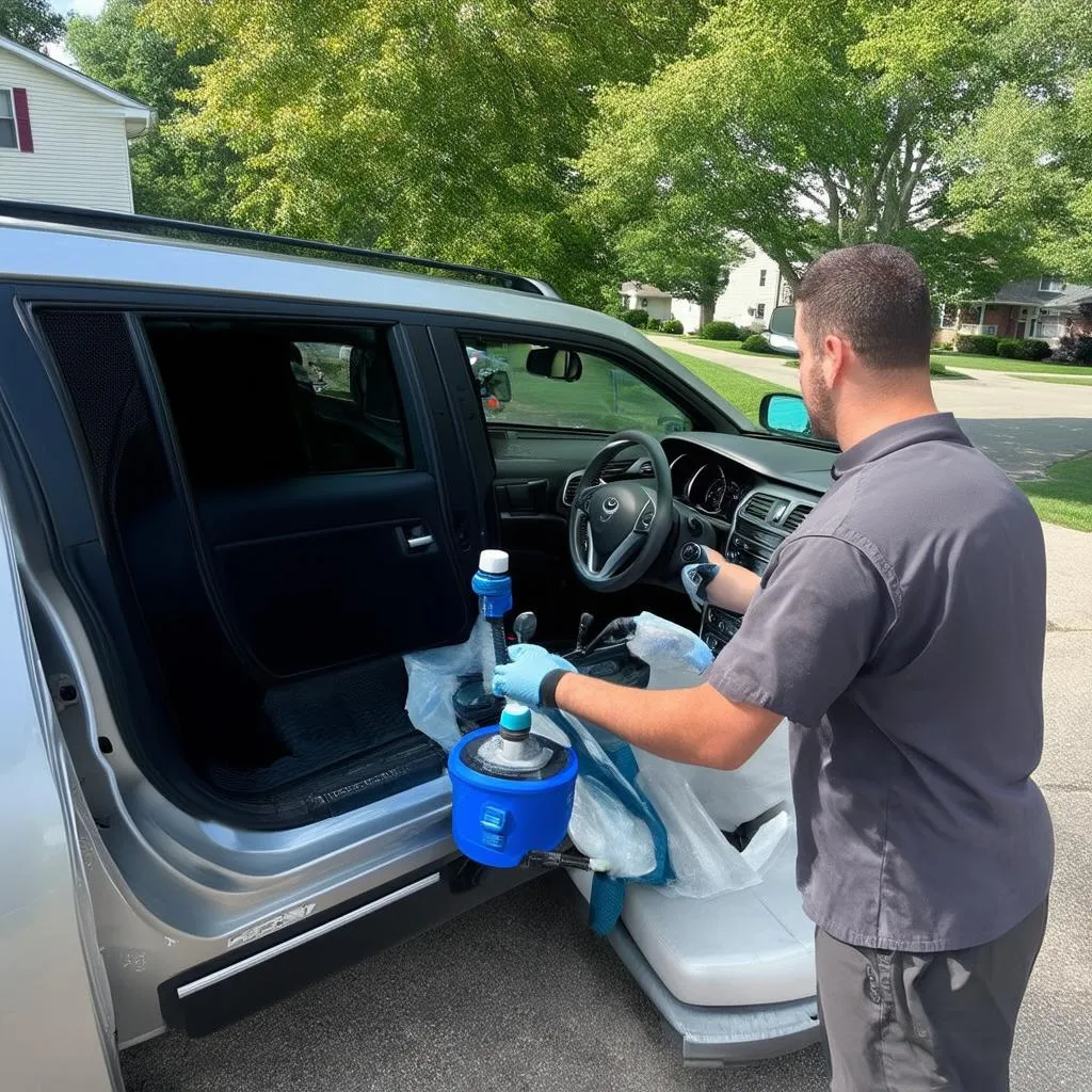 Mobile Car Detailing in Action