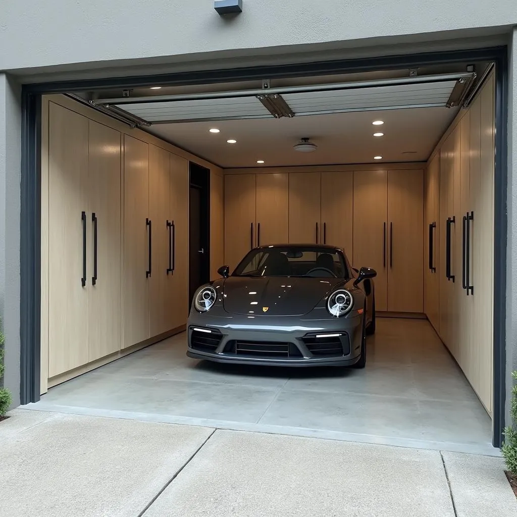 Modern Single Car Garage Design