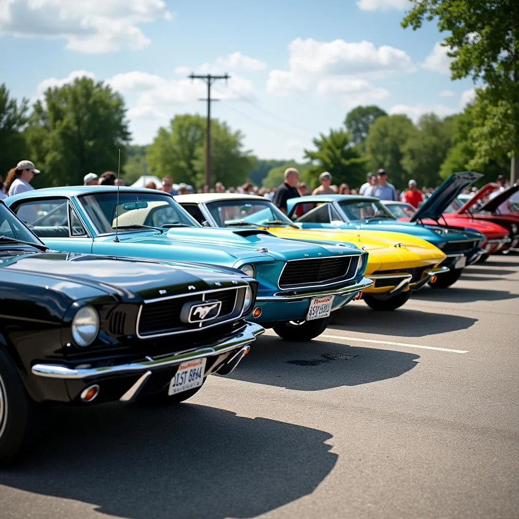 Classic Cars at Monmouth IL Car Show