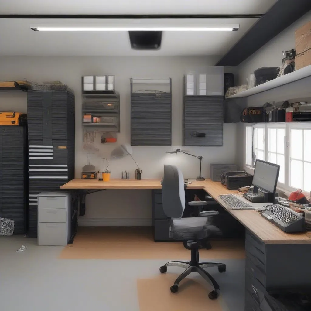 Multi-Purpose Garage with Home Office