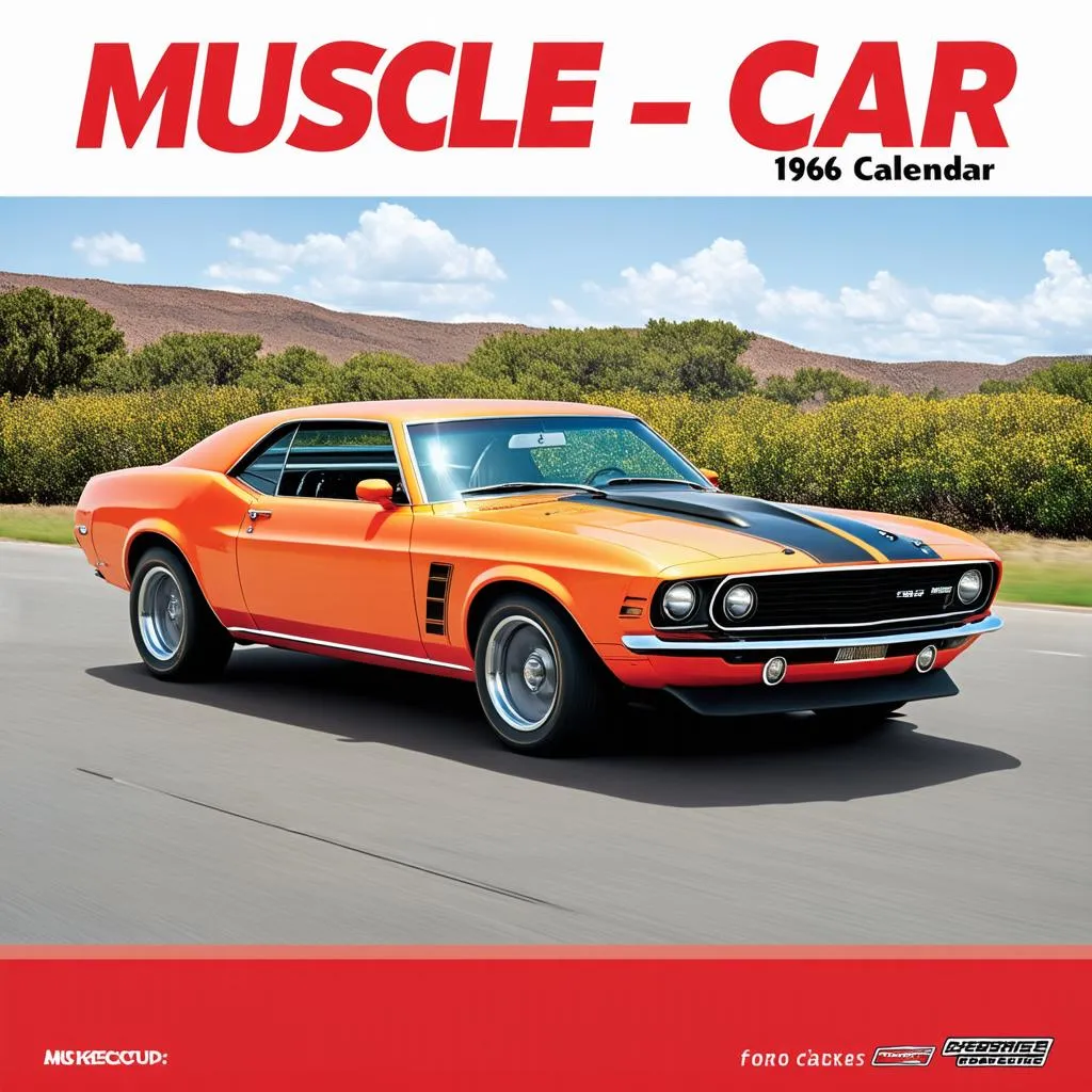 Muscle Car Calendar