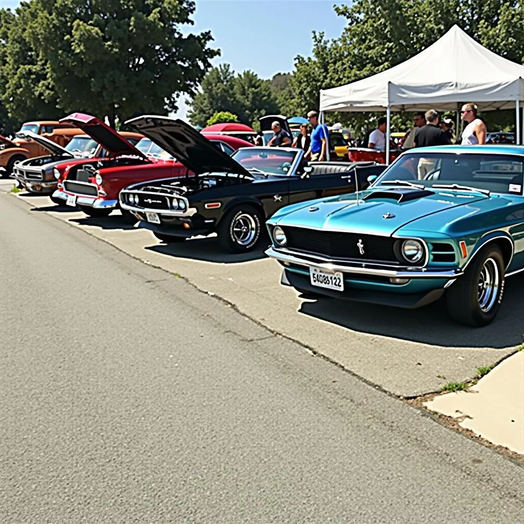 Classic cars at the Niles Canyon Car Show