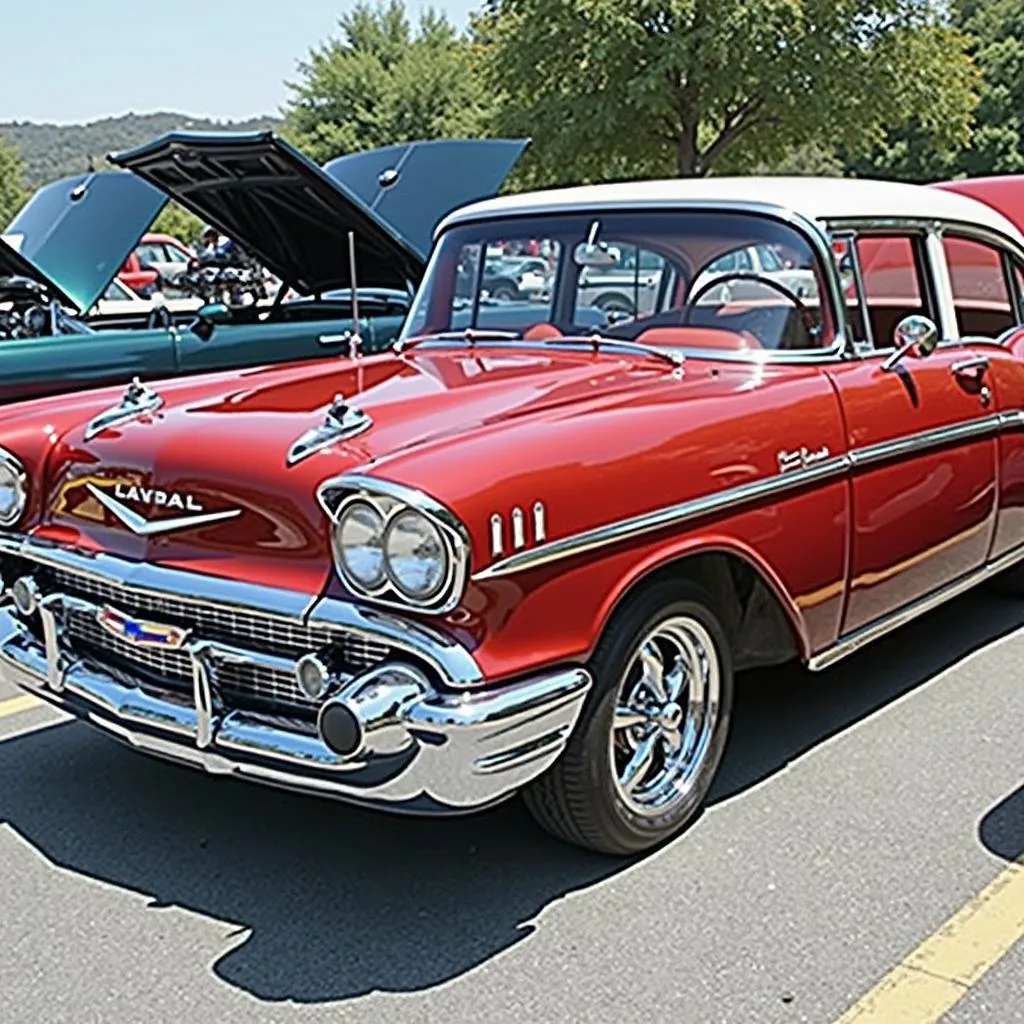 Modified cars at the Niles Canyon Car Show