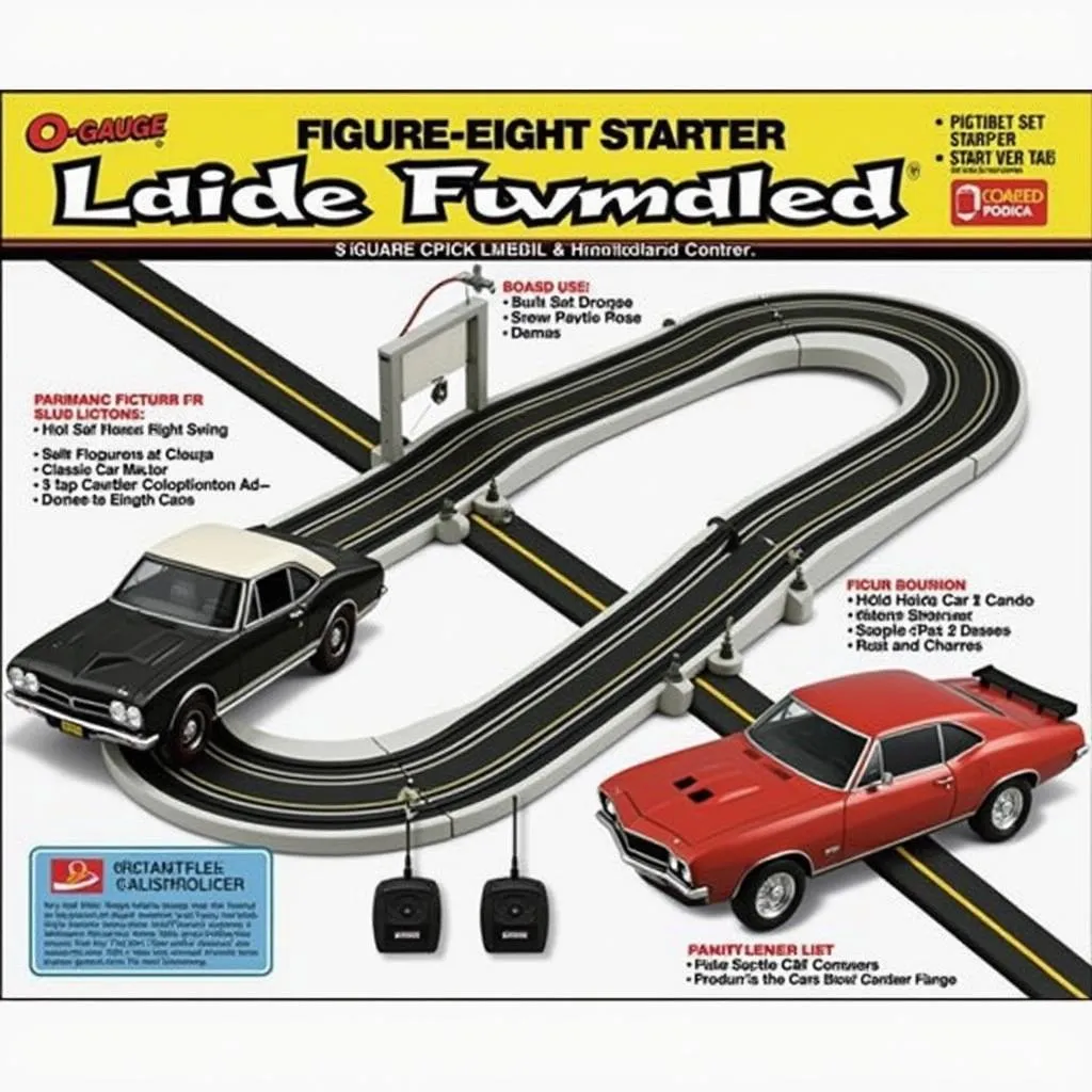 O Gauge Slot Car Starter Set