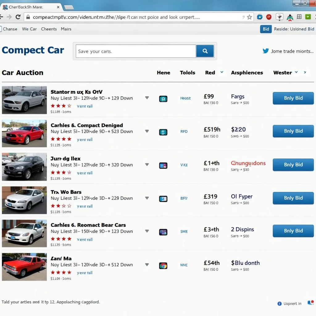 Online Car Auction Website