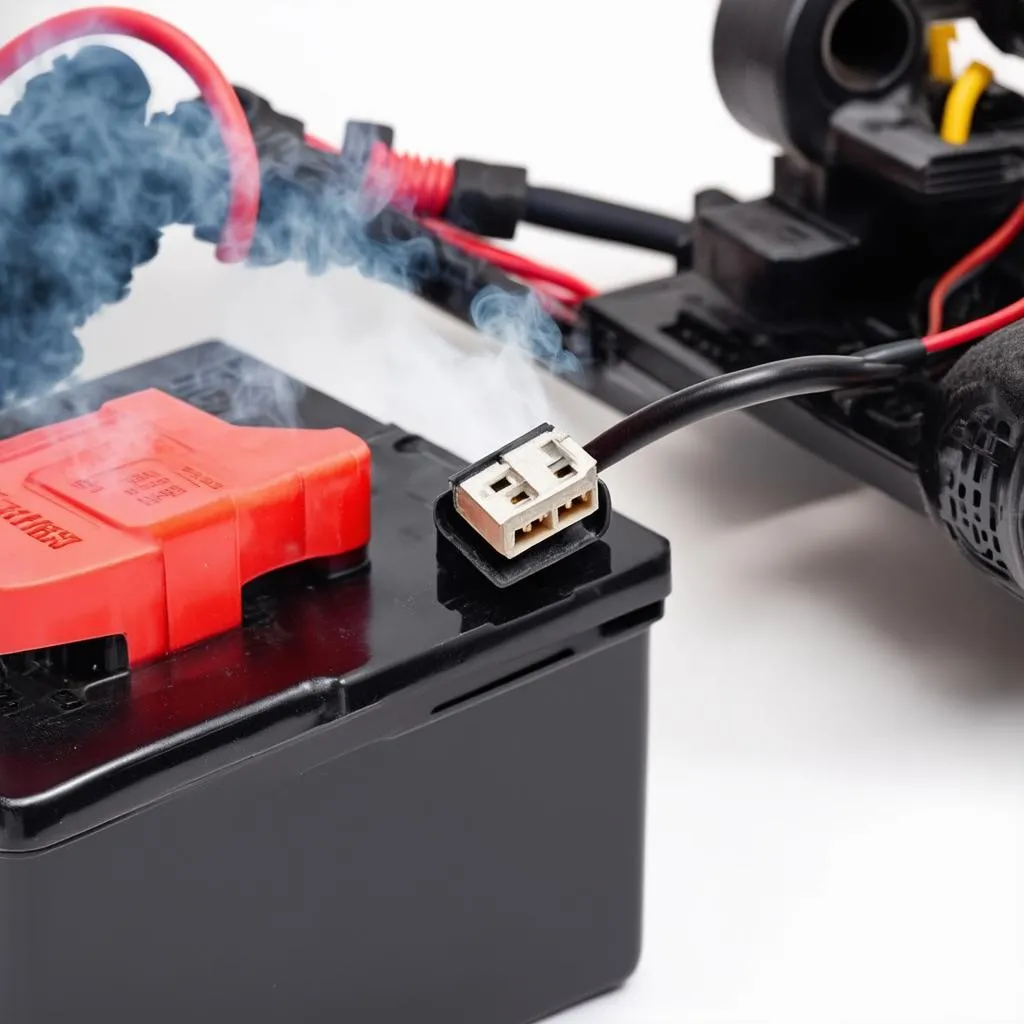 Overheating RC car battery