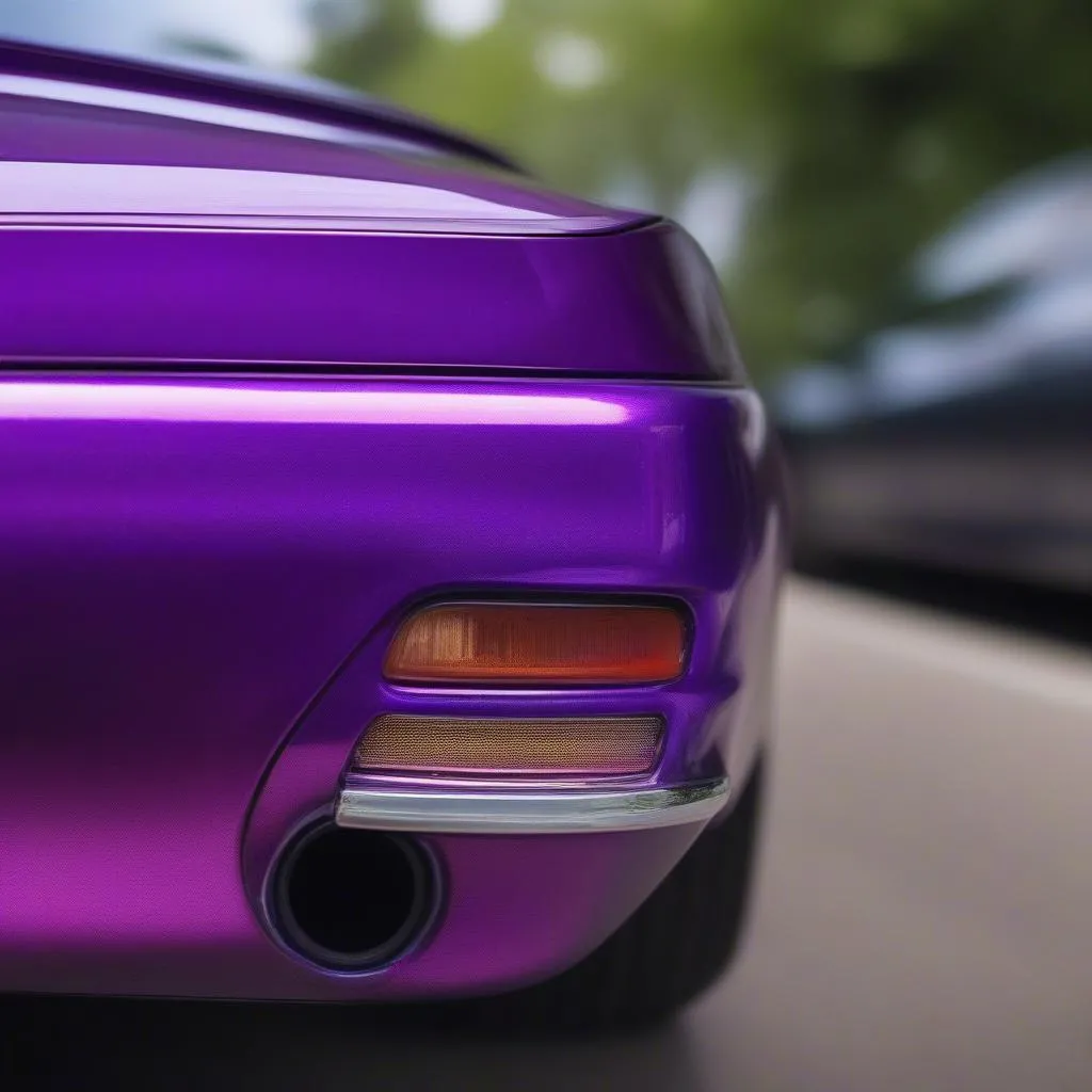 Pearlescent Purple Car Paint