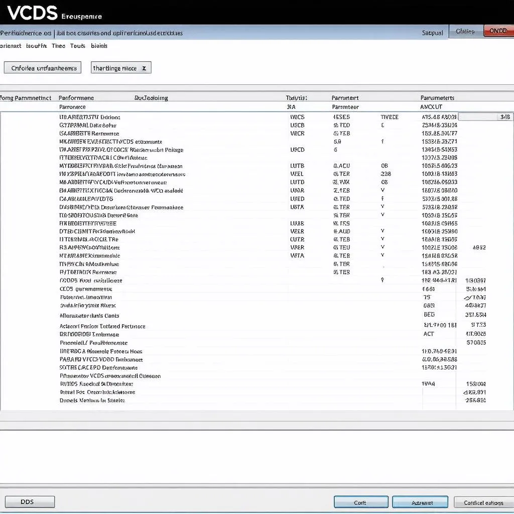 VCDS software interface for performance coding