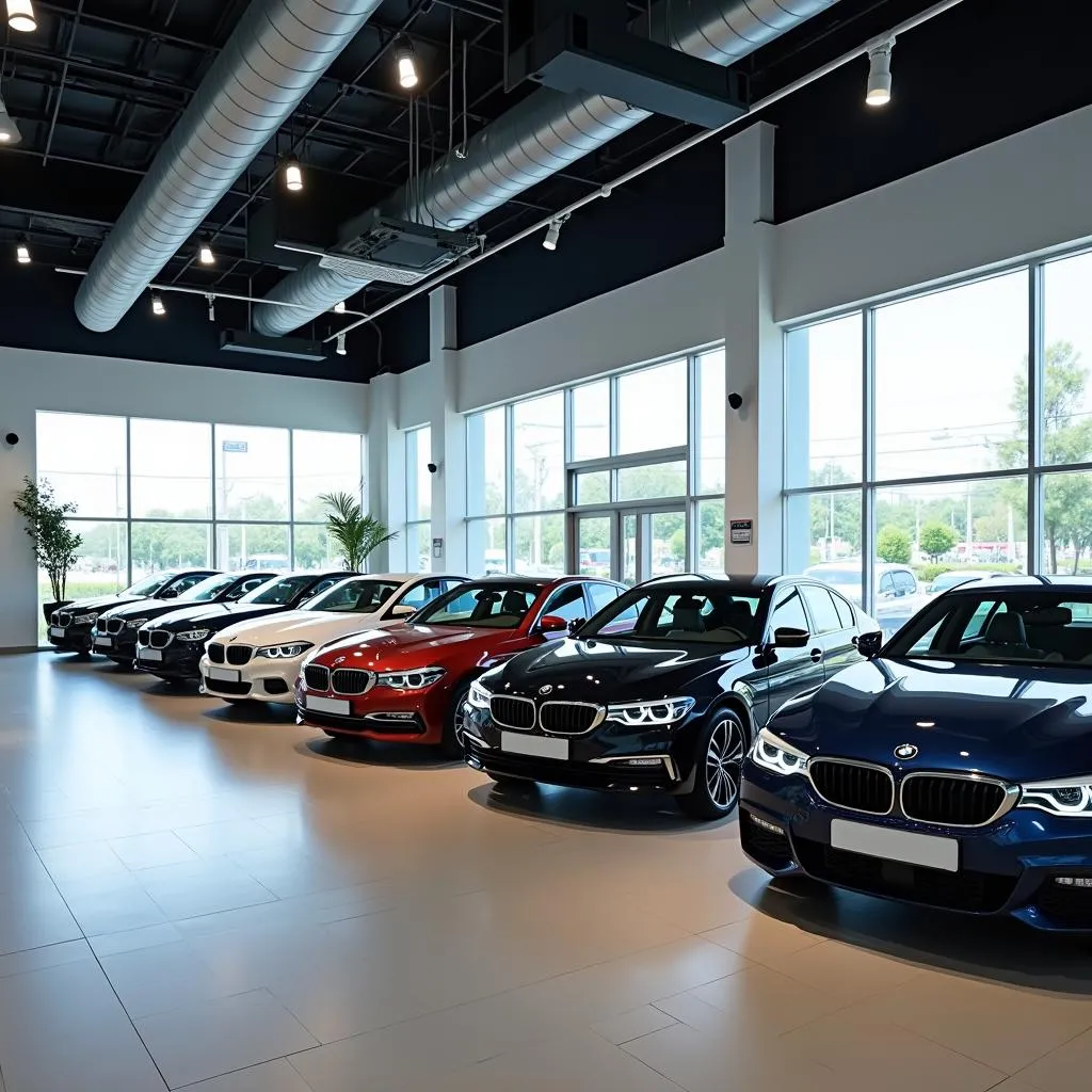 Pittsburgh BMW Dealership - A Large Showroom