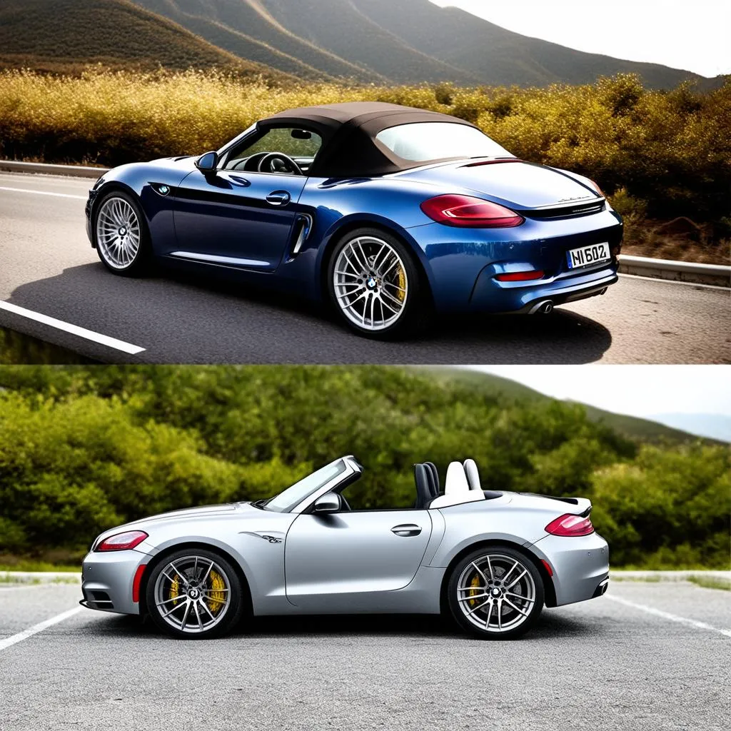 Porsche Boxster vs BMW Z4