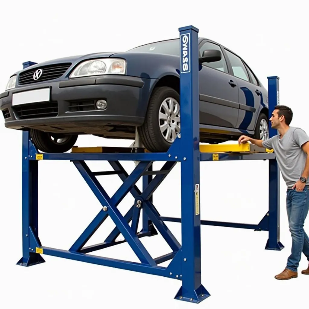 Scissor lift for car repair