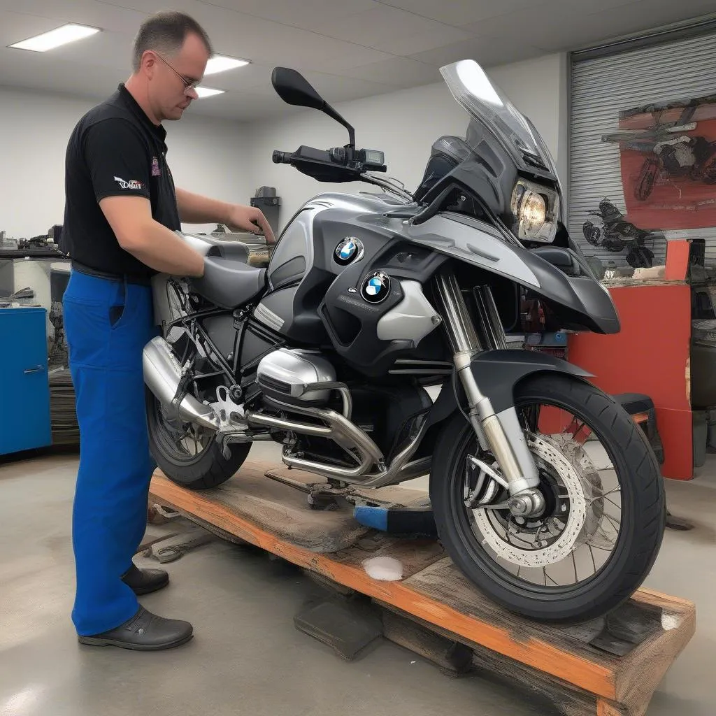 Inspecting a Used BMW R1200CLC