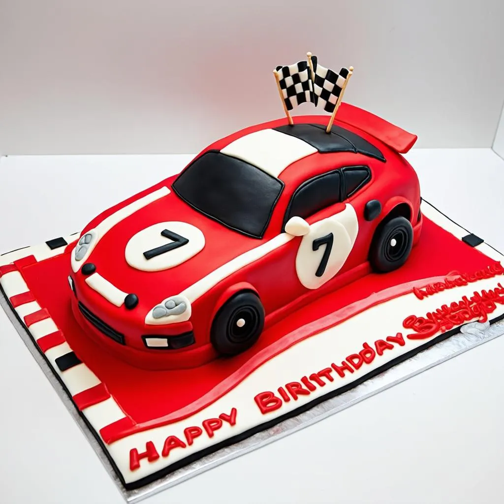 Race Car Birthday Cake