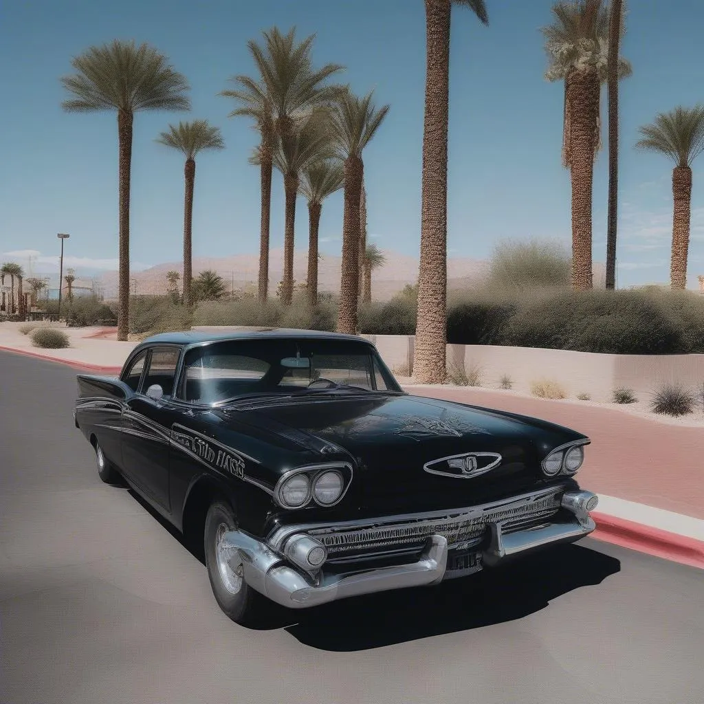 Raiders Decal Car in Las Vegas during NFL Season