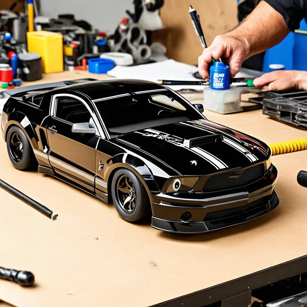 RC Car Mustang Body Custom