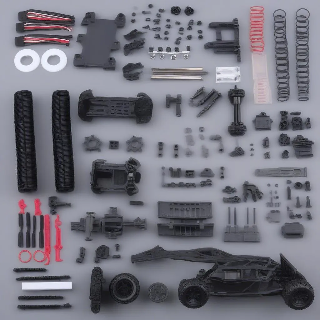 Wide range of RC car parts