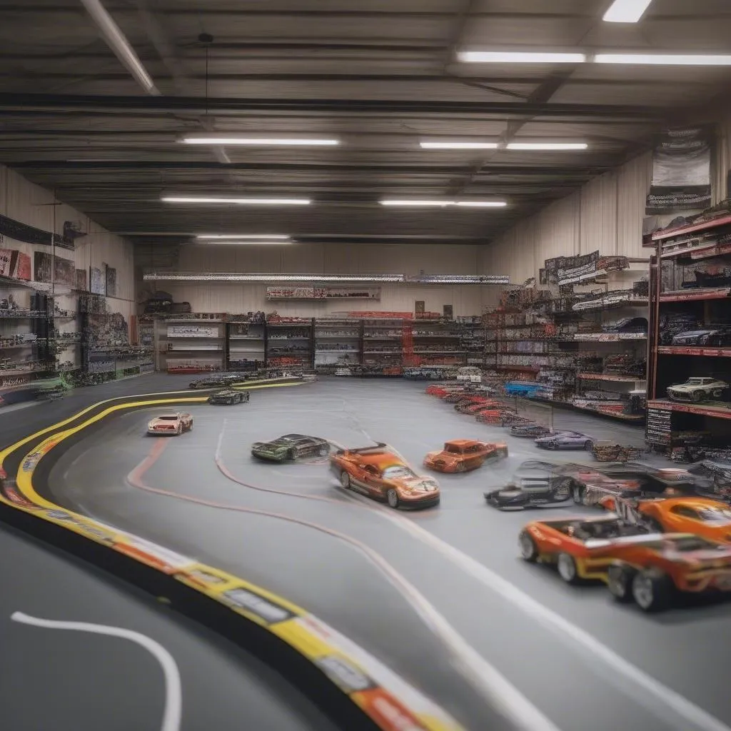 RC car shop racing track