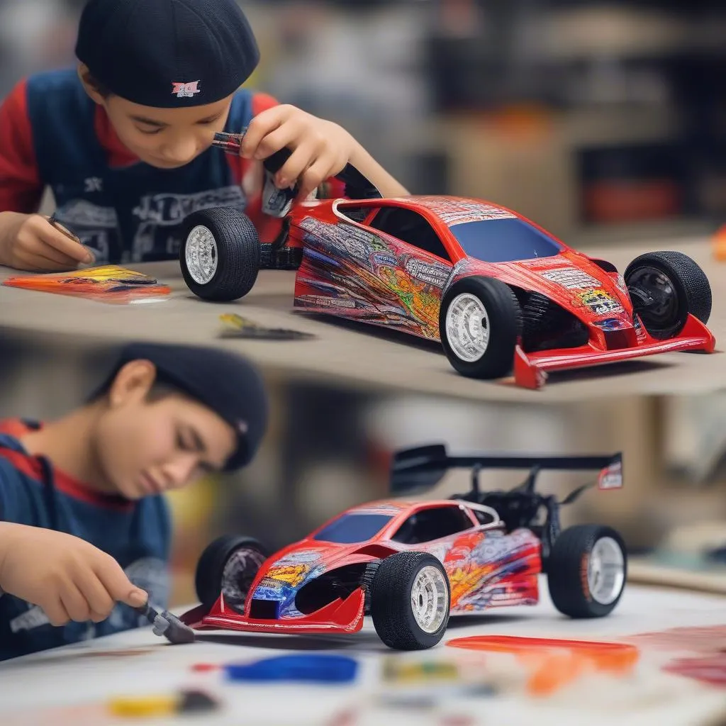 RC car body customization