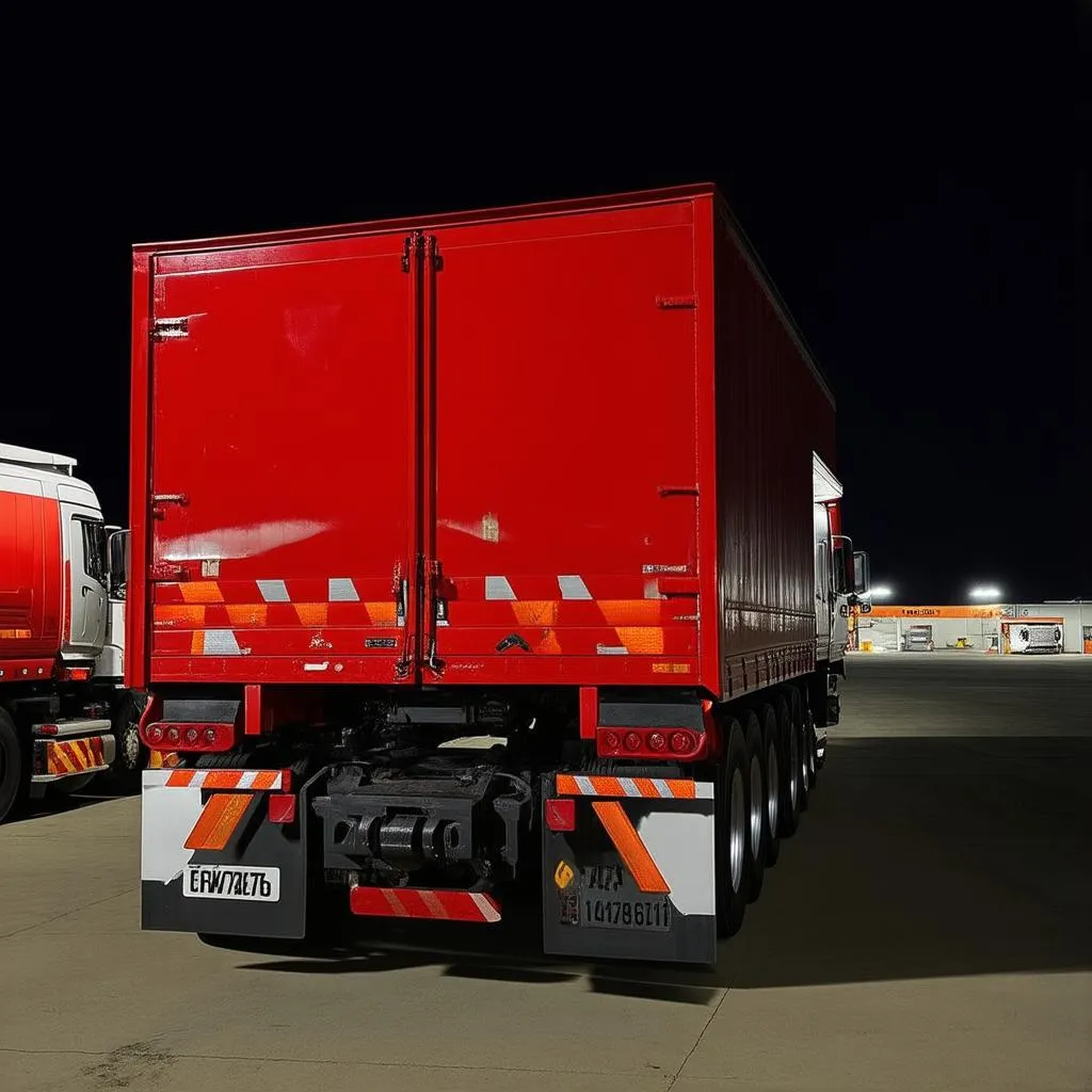 Reflective Decals on Truck