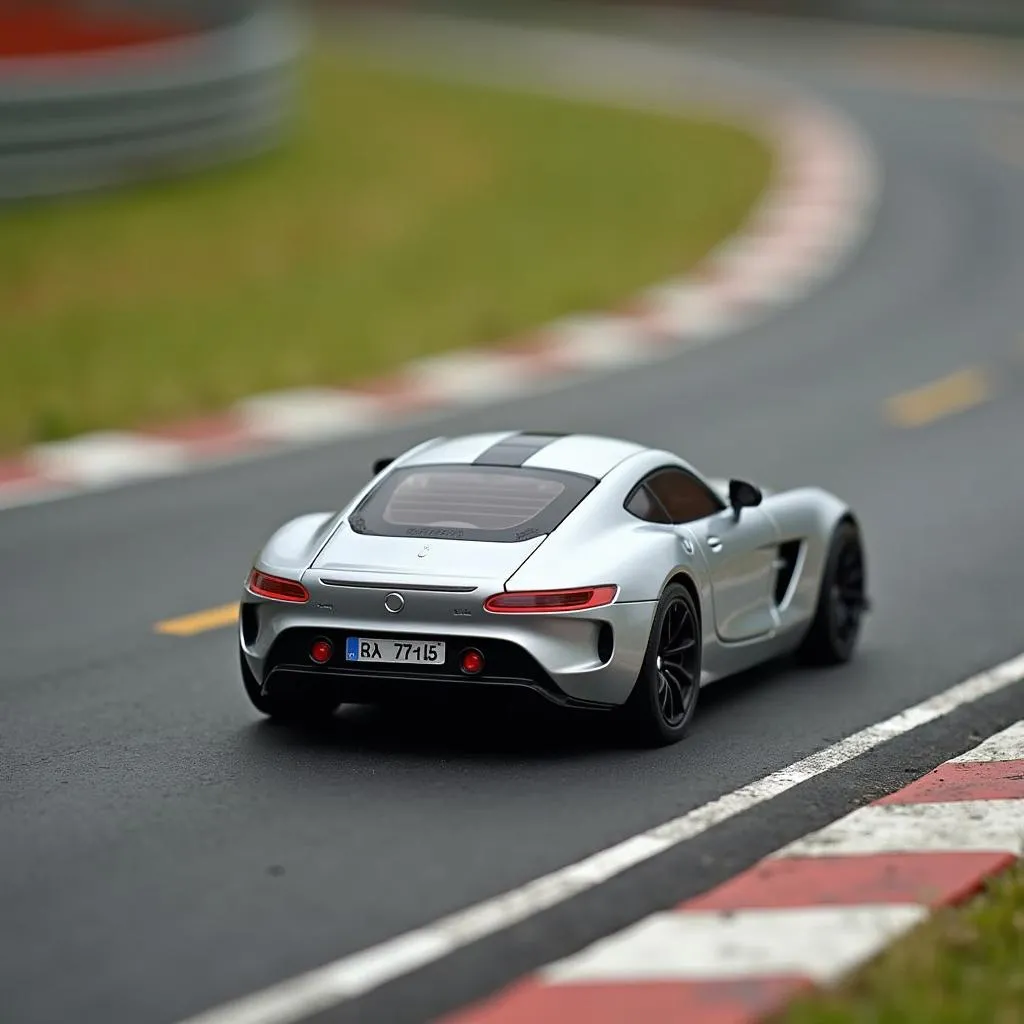 Remote Controlled Car on Track