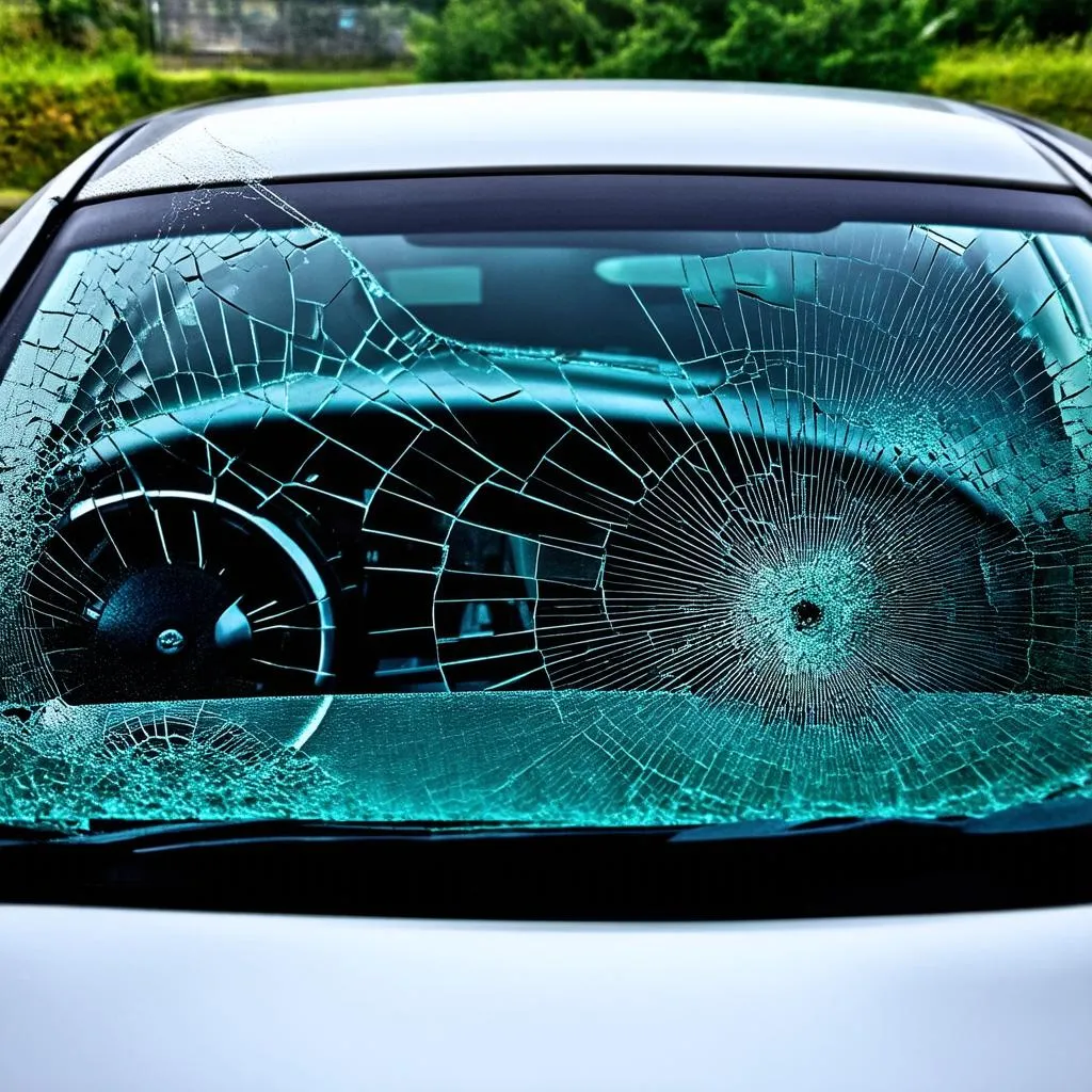 Rental Car Windshield Damage