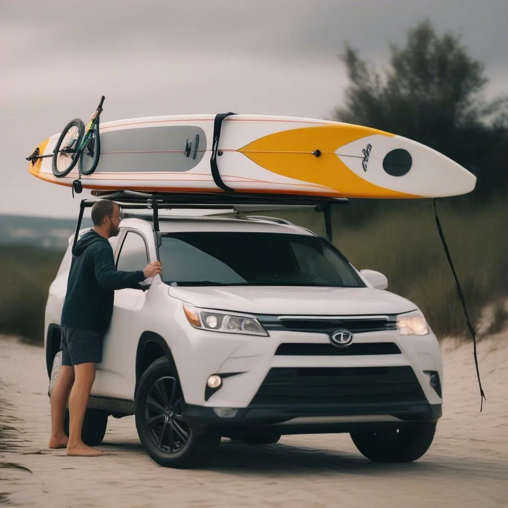 Roof Rack for Stand Up Paddleboards