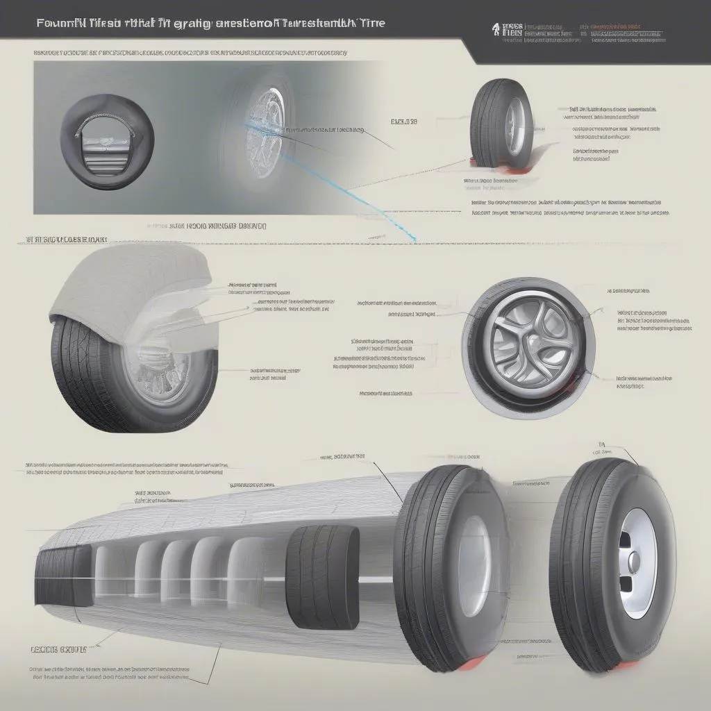 Run-flat tire technology illustration on a BMW X5