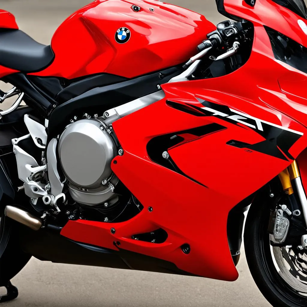 2012 BMW S1000RR red