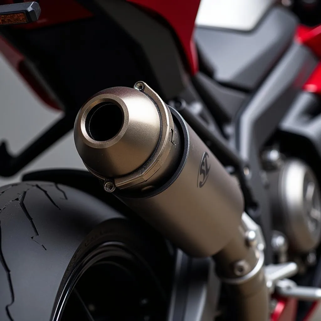 BMW S1000RR with SC Project Exhaust Installed