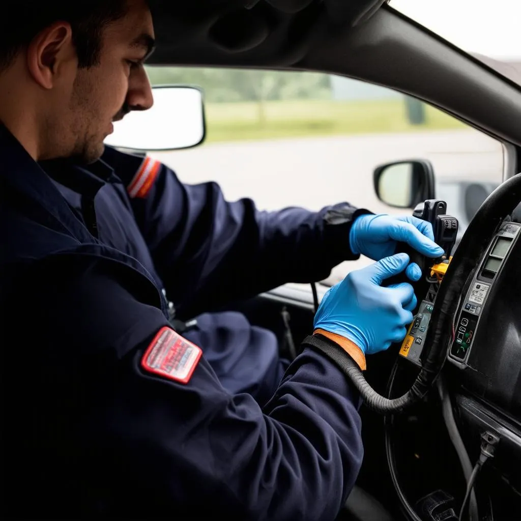 checking-seatbelt-sensor