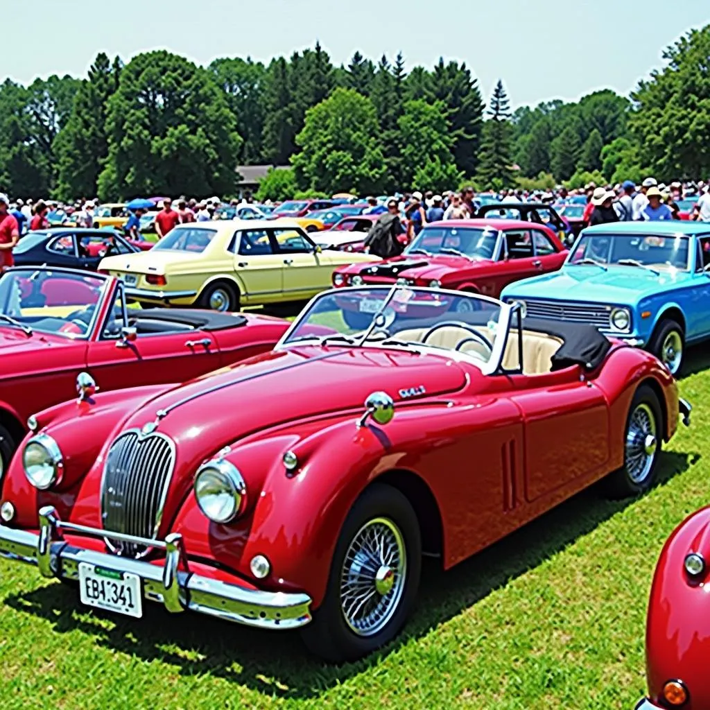 Classic Cars on Display at Sherwood Car Show