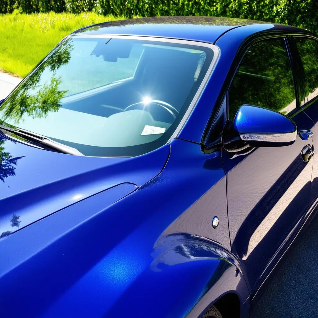 Shiny Car After Detailing