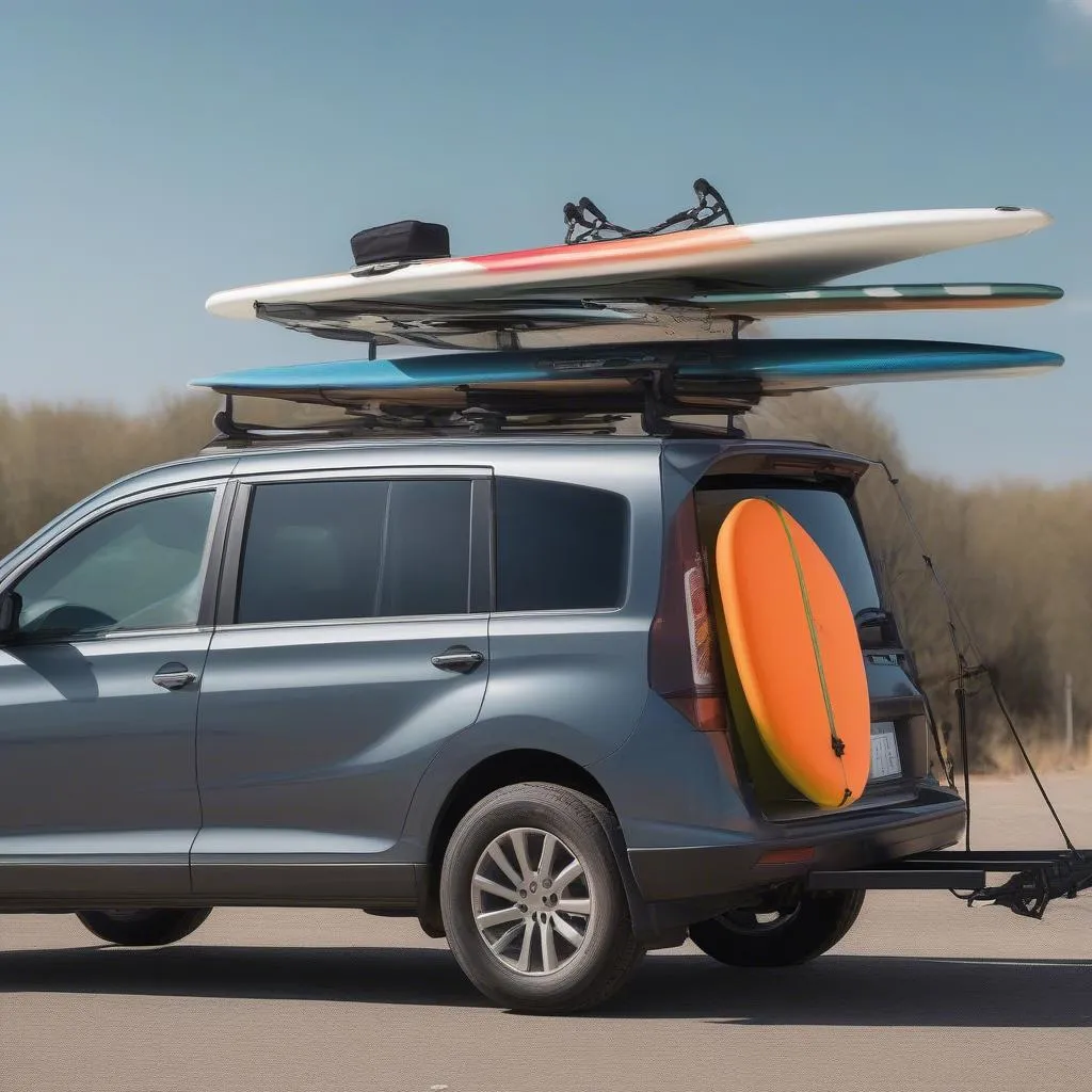 Side Rack for Stand Up Paddleboards