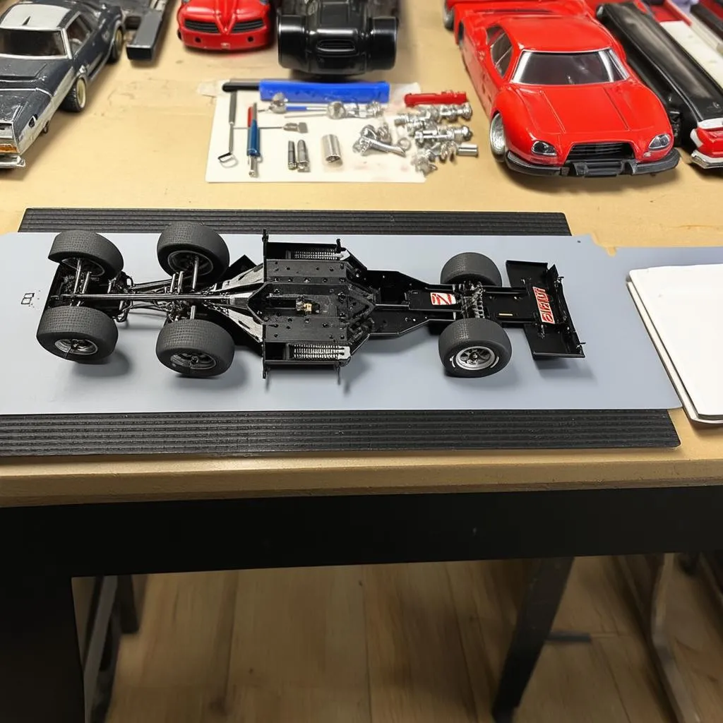 Slot car chassis and body compatibility