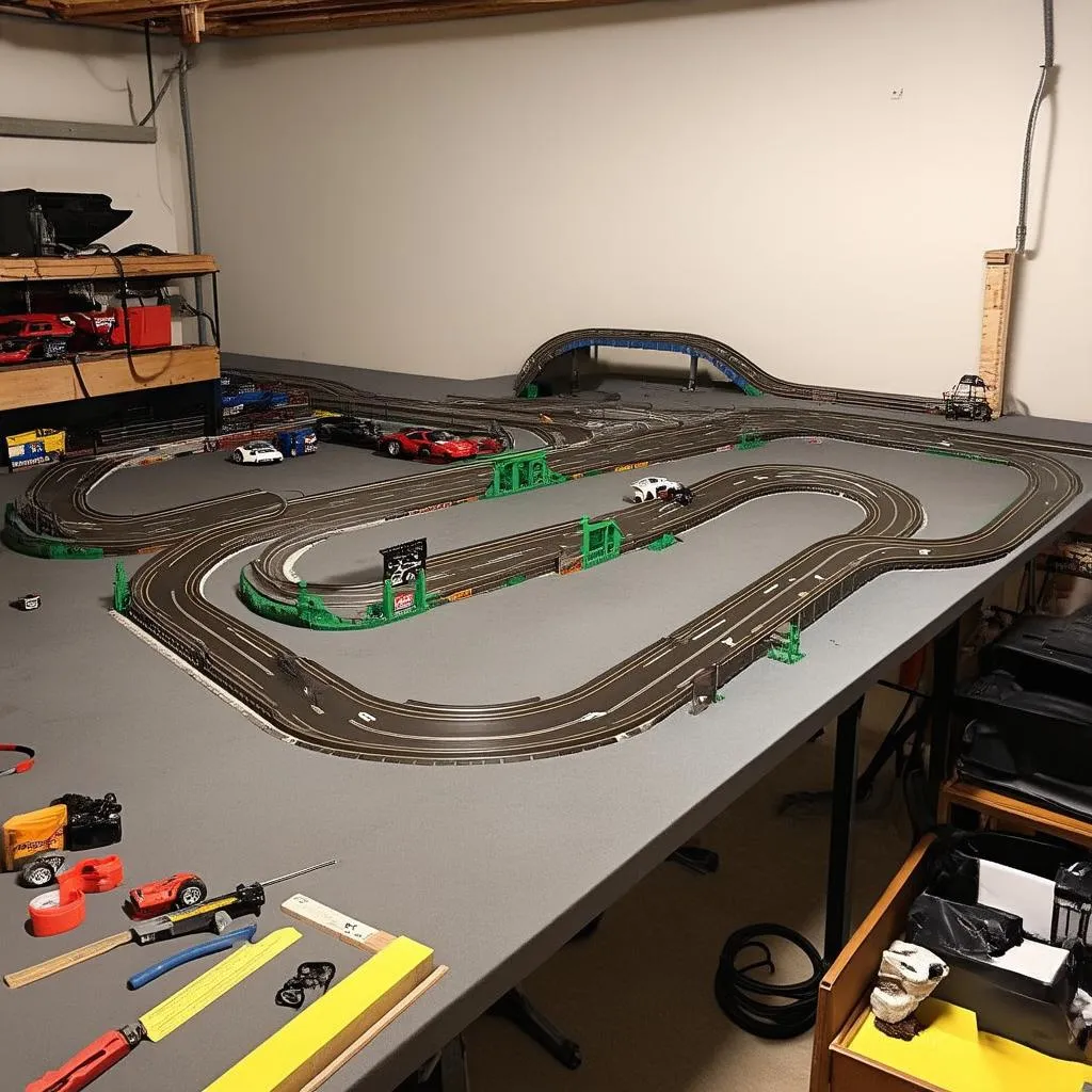 Slot Car Track Setup