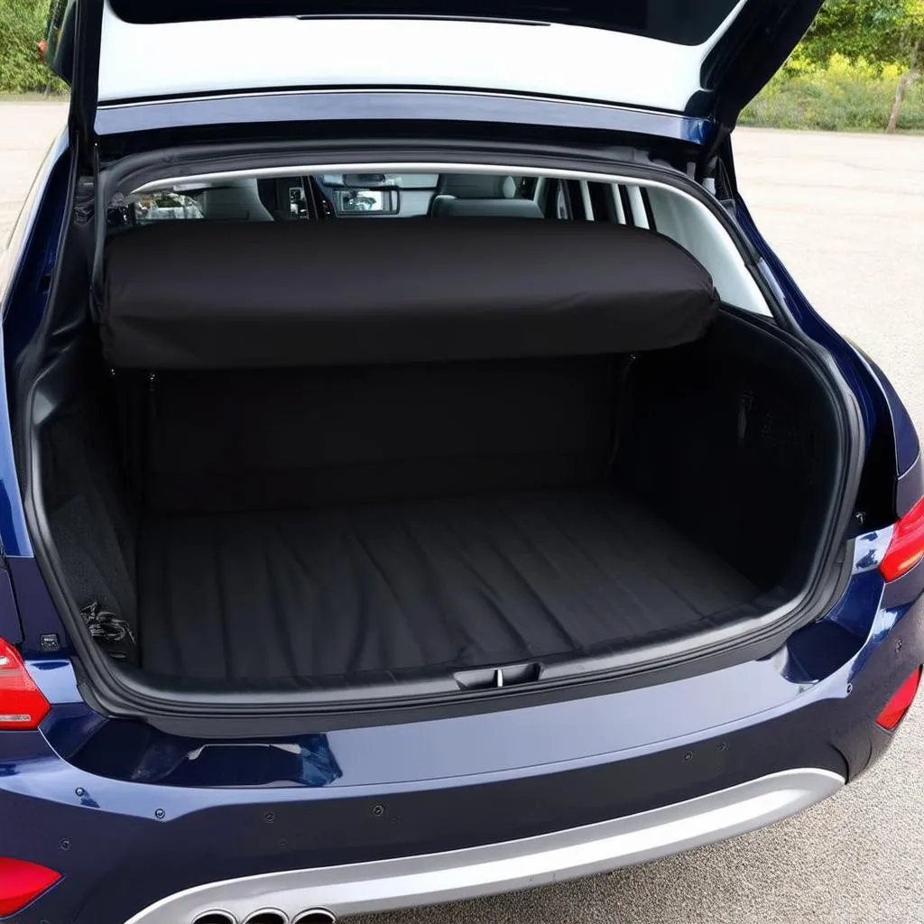 bmw x1 trunk cover fabric