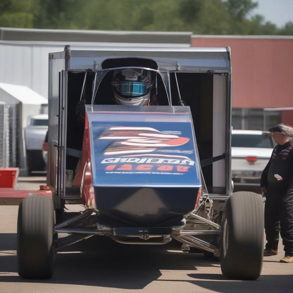 Safe transport of a sprint car