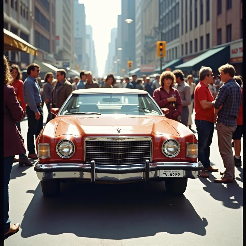 Starsky & Hutch Gran Torino on Set